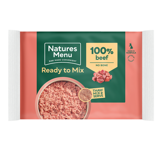 Natures Menu Ready to Mix Beef 400g 100% Block
