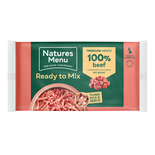 Natures Menu Ready to Mix Beef 2kg 100% Free Flow