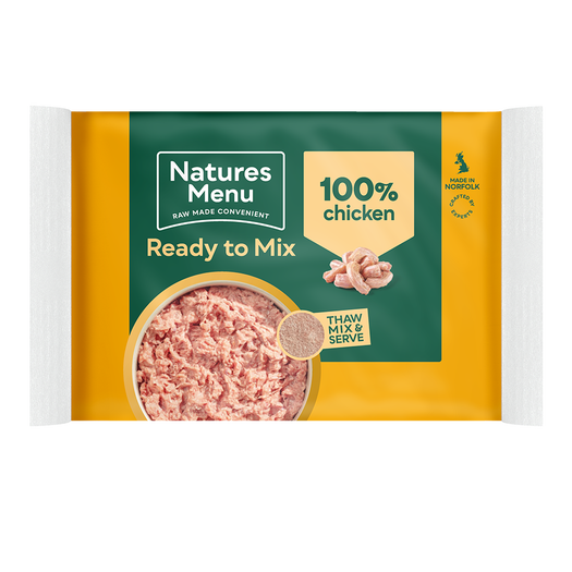Natures Menu Ready to Mix Chicken 400g 100% Block