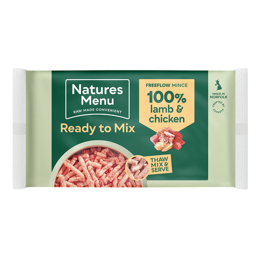 Natures Menu Ready to Mix Lamb & Chicken 2kg 100% Free Flow