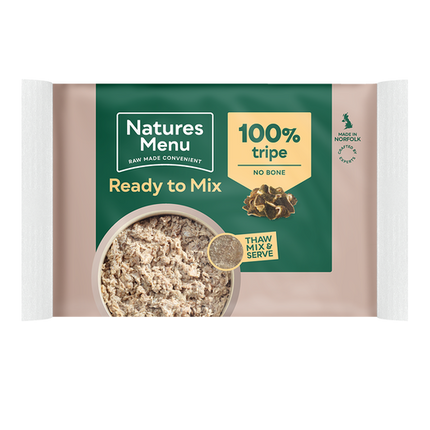 Natures Menu Ready to Mix Tripe 400g 100% Block