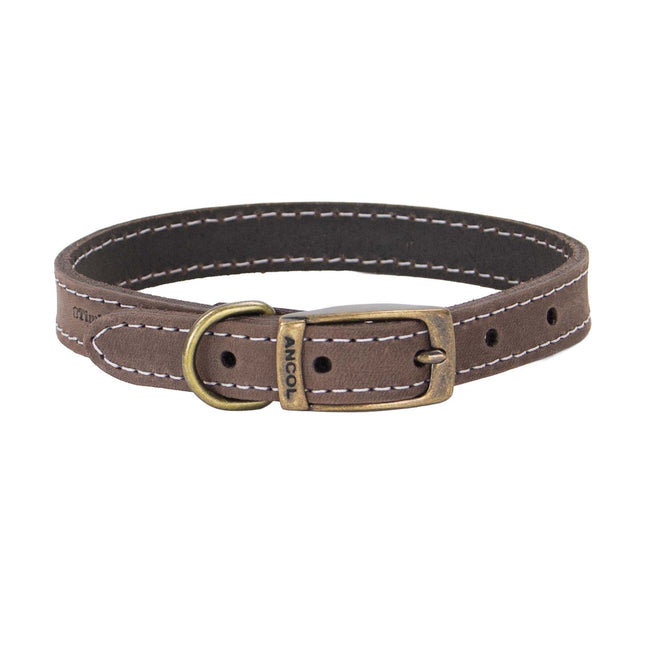 Ancol Timberwold Leather Collar