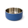 Happy Pet Blue Double Walled Stainless Steel Pet Bowl