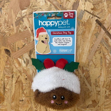 Happy Pet Crinkle Christmas Pudding