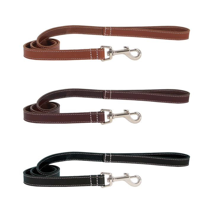 Ancol Classic Leather Lead