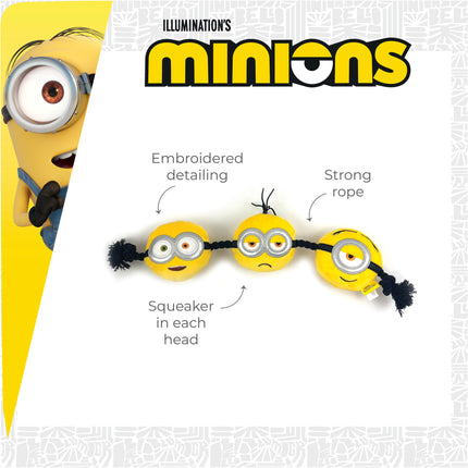 Happy Pet Minion 3-Head Rope Tug