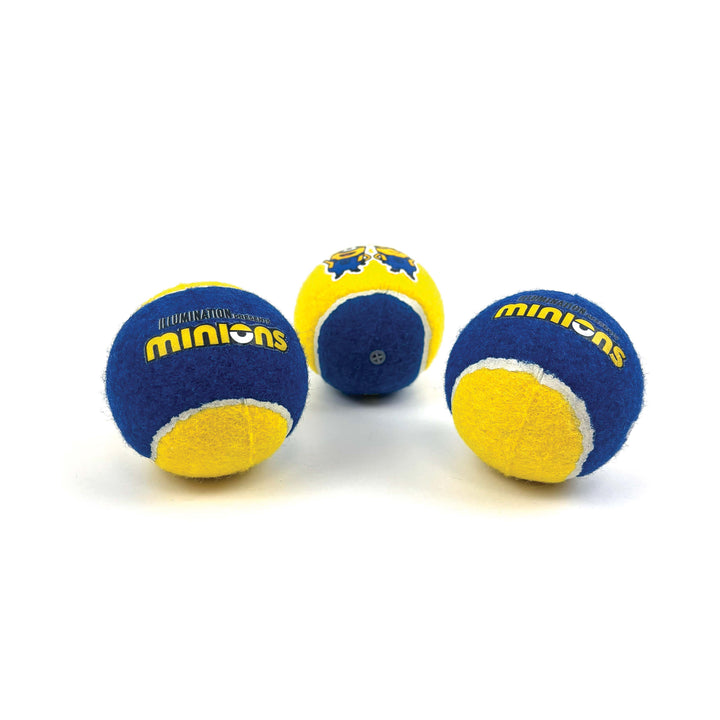 Happy Pet Minion Squeaky Tennis Balls 3 Pack