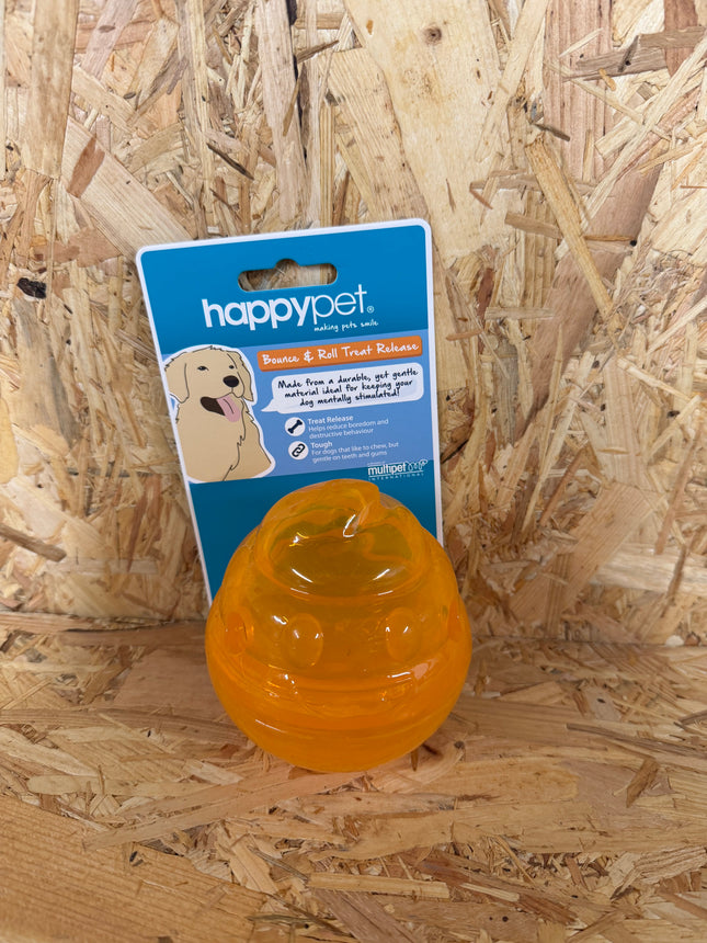 Happy Pet Bounce & Roll Treat Toy