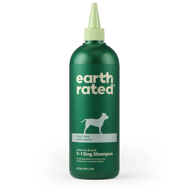 Earth Rated Dog 3 in 1 Shampoo Short Coat 472ml