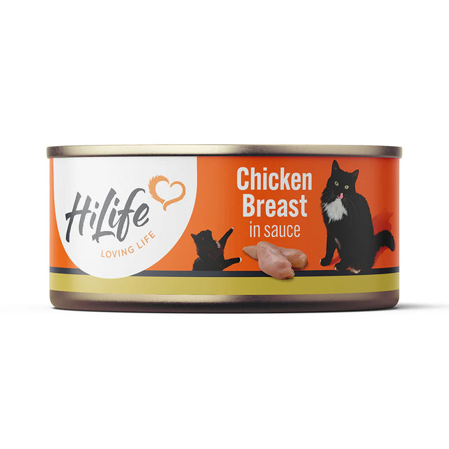 Hi Life Cat Chicken Recipes in Sauce Can 70g