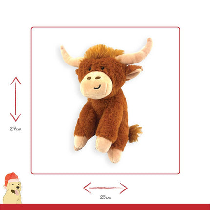 Happy Pet Herby Highland Cow Plush Toy