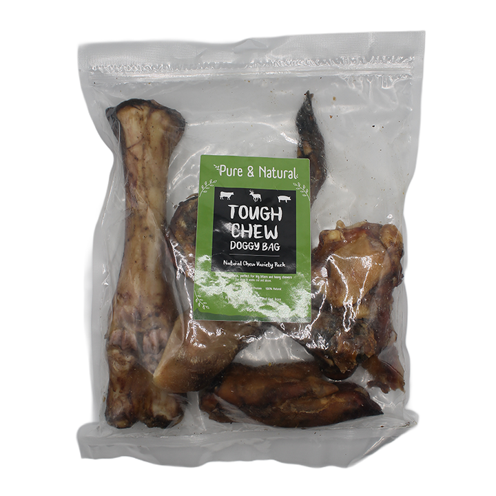 Pure & Natural Doggy Bag Natural Tough Chew Variety Pack 1x6pcs