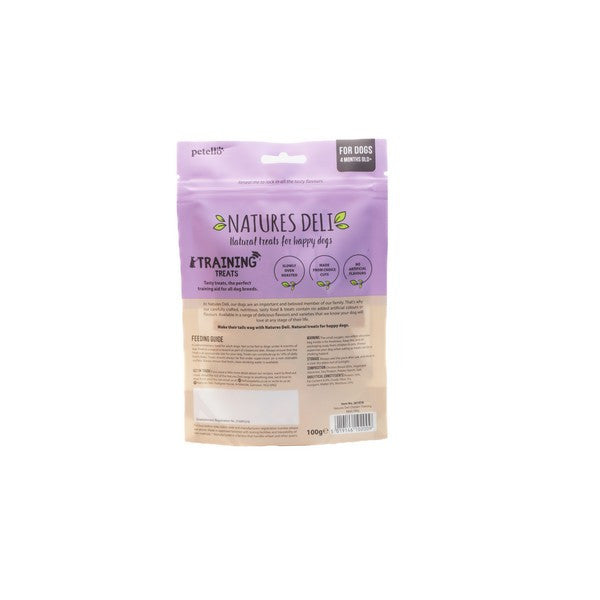 Natures Deli Chicken & Cheese Training Bites 100g