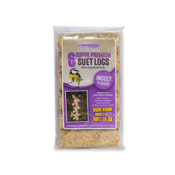 Suet To Go 6 x Suet Logs