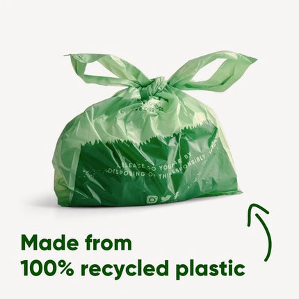 Beco Unscented Recycled Poop Bags With Handles x120 Pack
