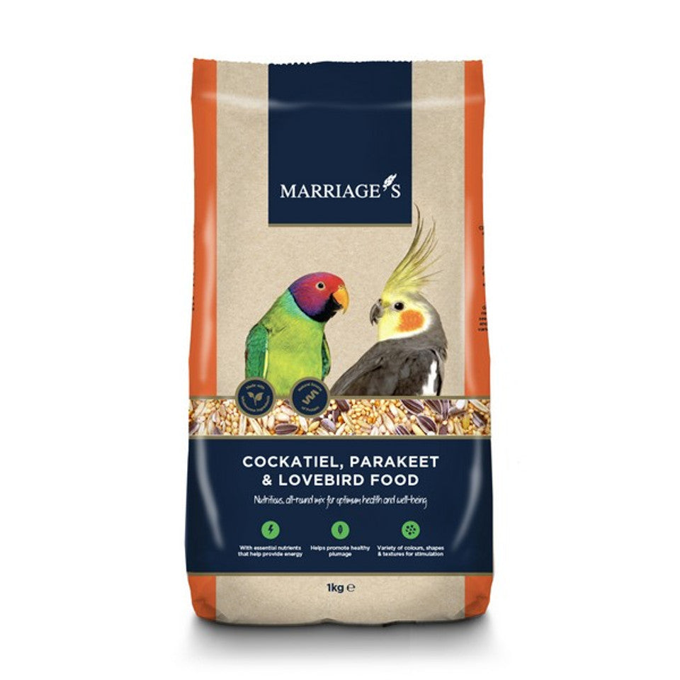Marriage's Cockatiel, Parakeet & Love Bird Food