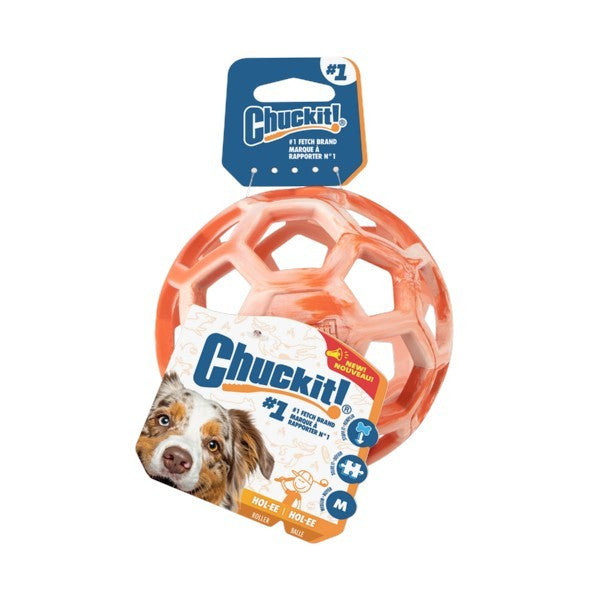 Chuckit Holee Roller Orange Medium
