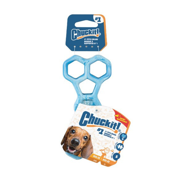 Chuckit Hole Bone Blue Small
