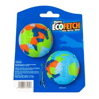 CHUCKIT Eco Fetch Ball Medium 2 Pack