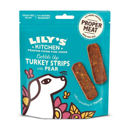 Lilys Kitchen Turkey Strips for Dogs 70g