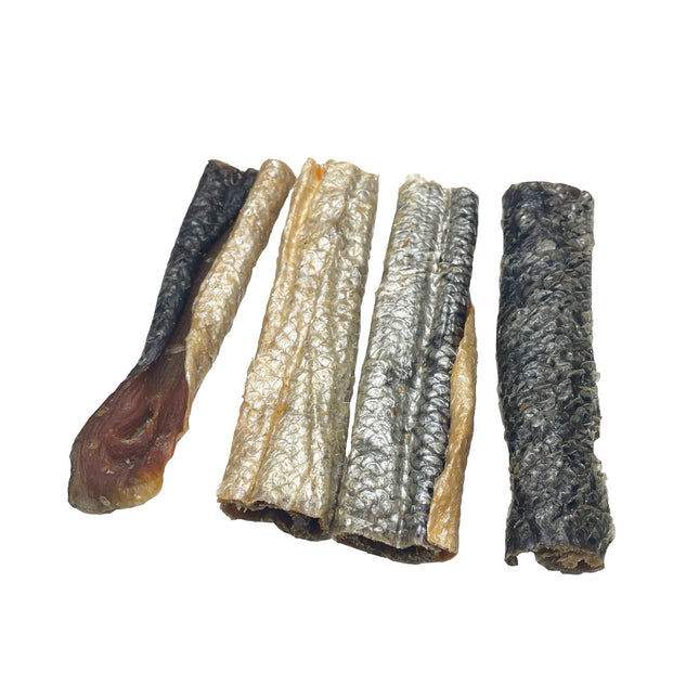 Salmon Skin with Meat