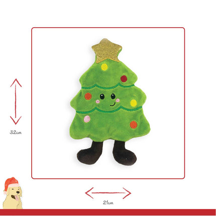 Happy Pet Cooper Christmas Tree Unstuffed Crinkle