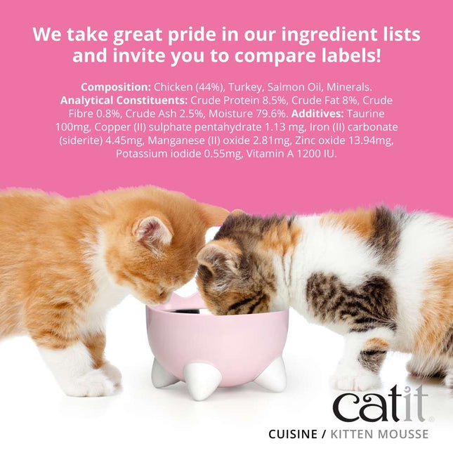 Catit Wet Kitten Food - Chicken Mousse
