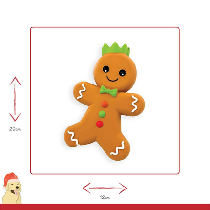 Happy Pet Gingerbread Latex Toy