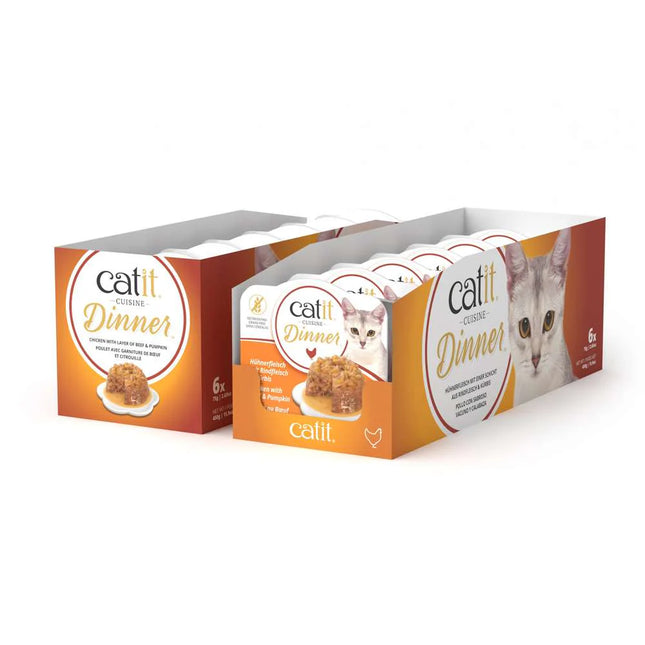 Catit Chicken Dinner with Beef & Pumpkin 75g