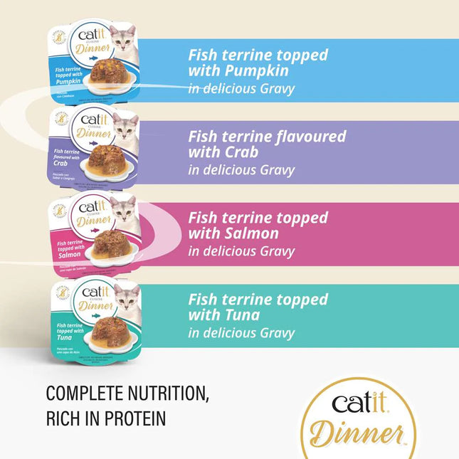 Catit Fish Dinner with Crab 75g