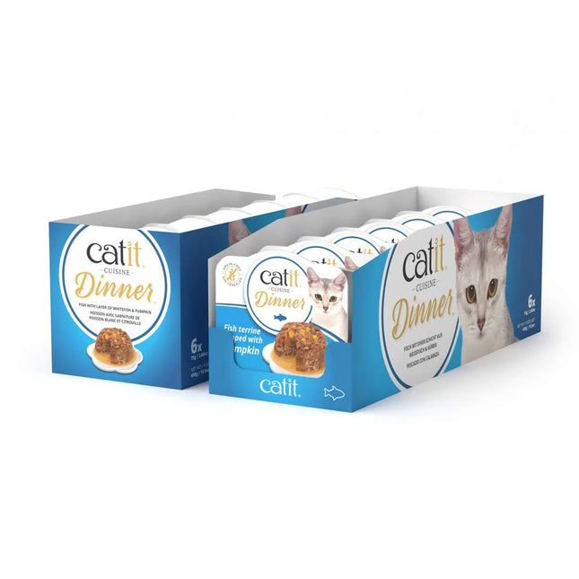 Catit Fish Dinner with Pumpkin 75g