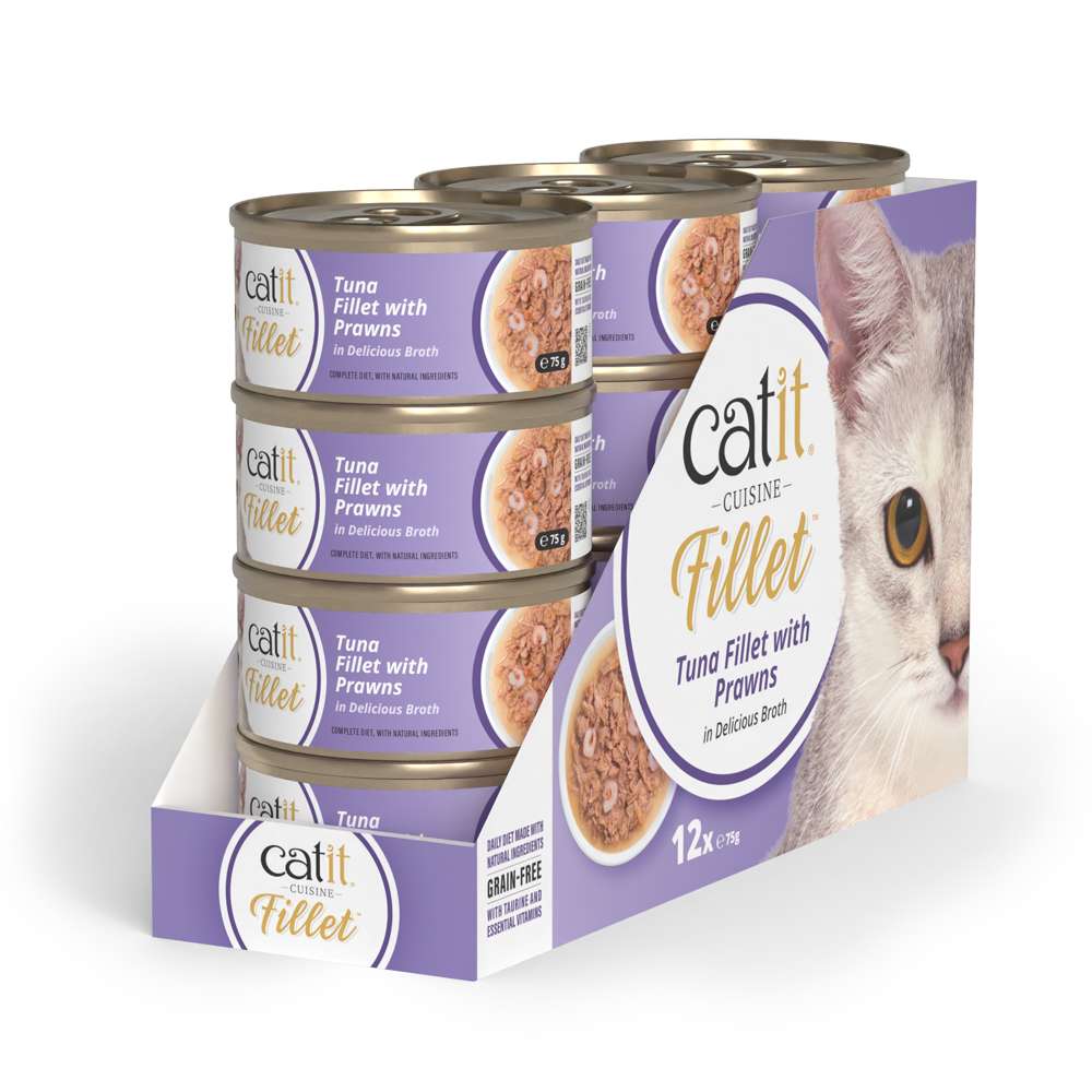 Catit Tuna Fillet with Prawns 75g