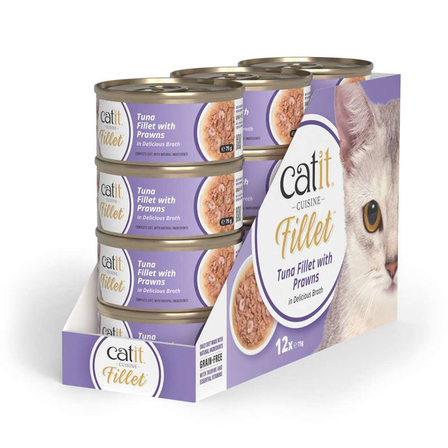 Catit Tuna Fillet with Prawns 75g