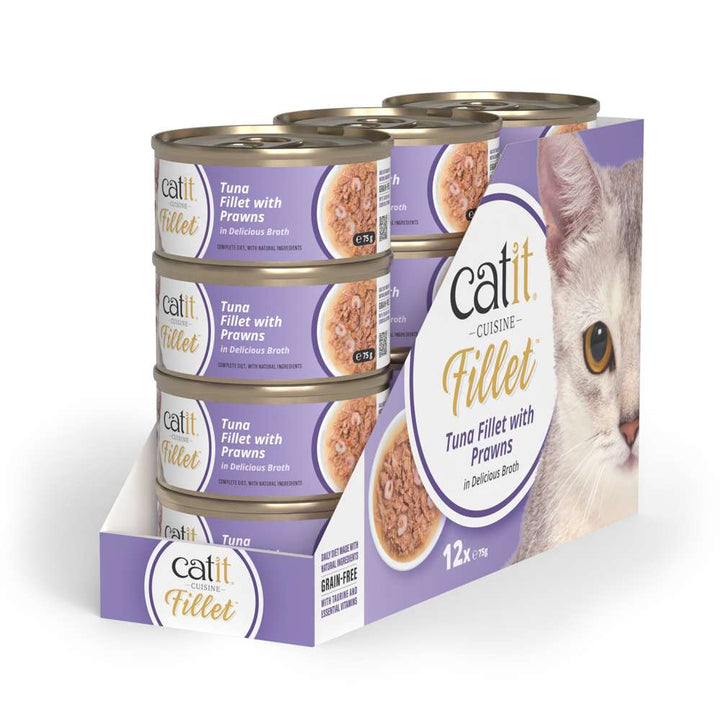 Catit Tuna Fillet with Prawns 75g