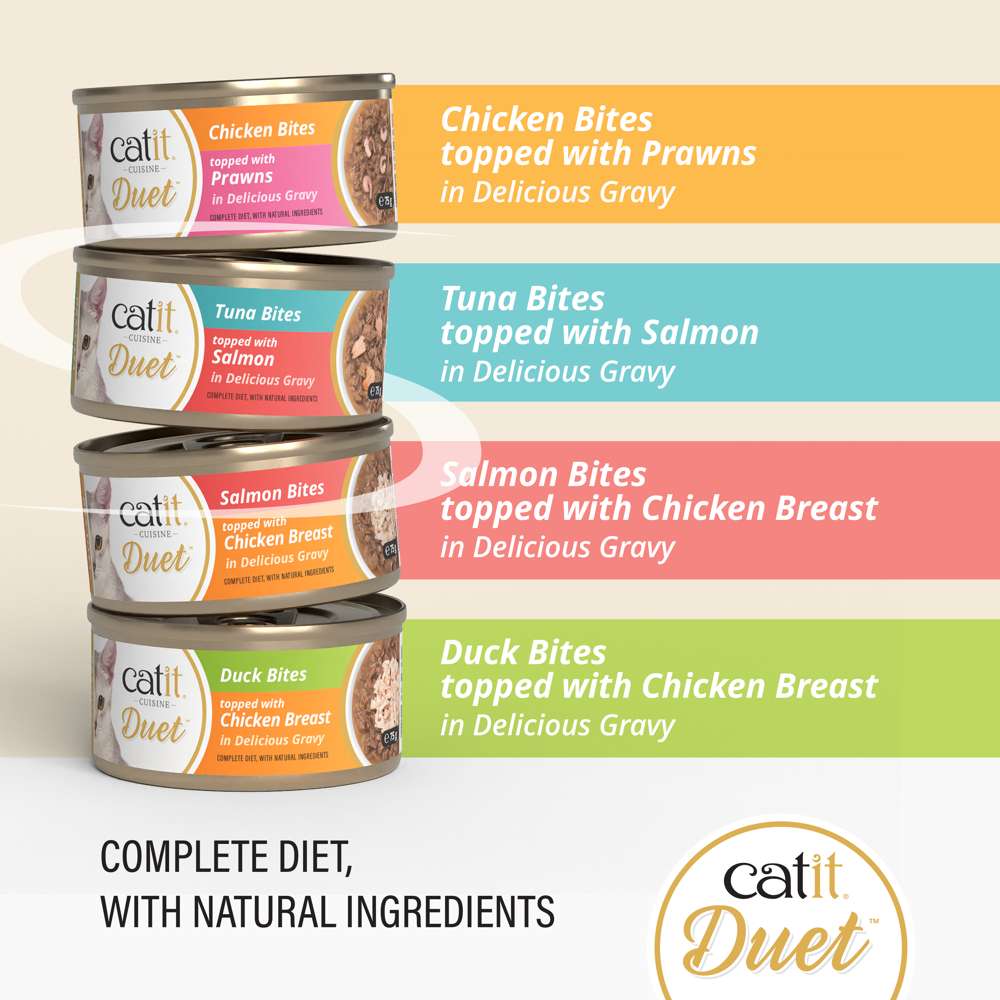 Catit Duet Duck with Chicken 75g