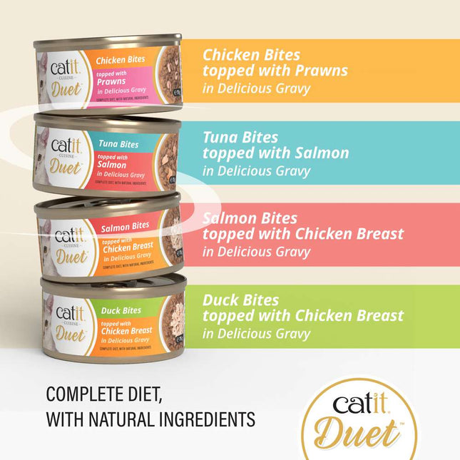 Catit Duet Variety Pack 12 x 75g