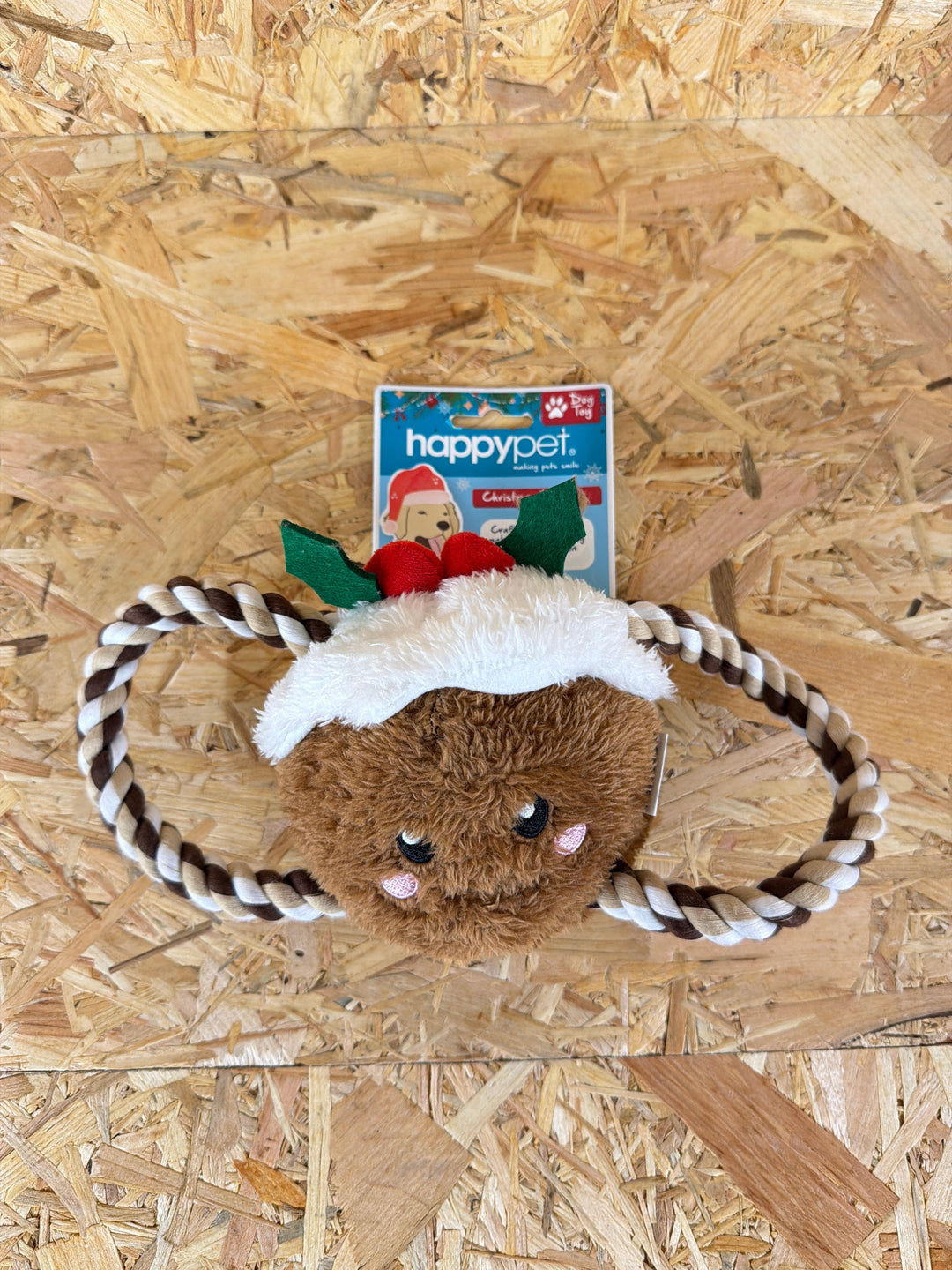 Happy Pet Christmas Pudding Tug of War