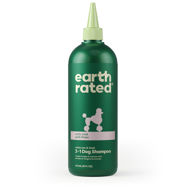 Earth Rated Dog 3 in 1 Shampoo Curly Coat 472ml