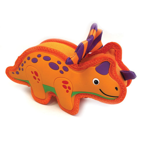 Happy Pet Amber Dinosaur TPR Dog Toy