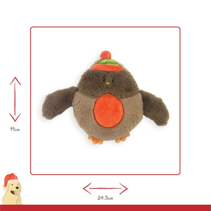 Happy Pet Rolo Robin Unstuffed Crinkle Toy