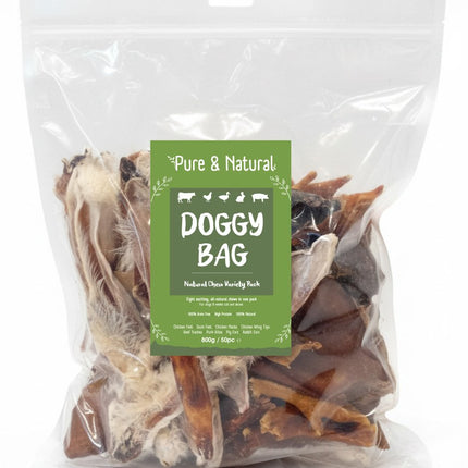 Pure & Natural Doggy Bag Natural Chew Variety Pack 1x50pcs