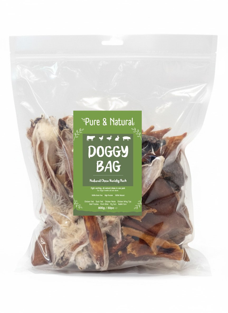 Pure & Natural Doggy Bag Natural Chew Variety Pack 1x50pcs