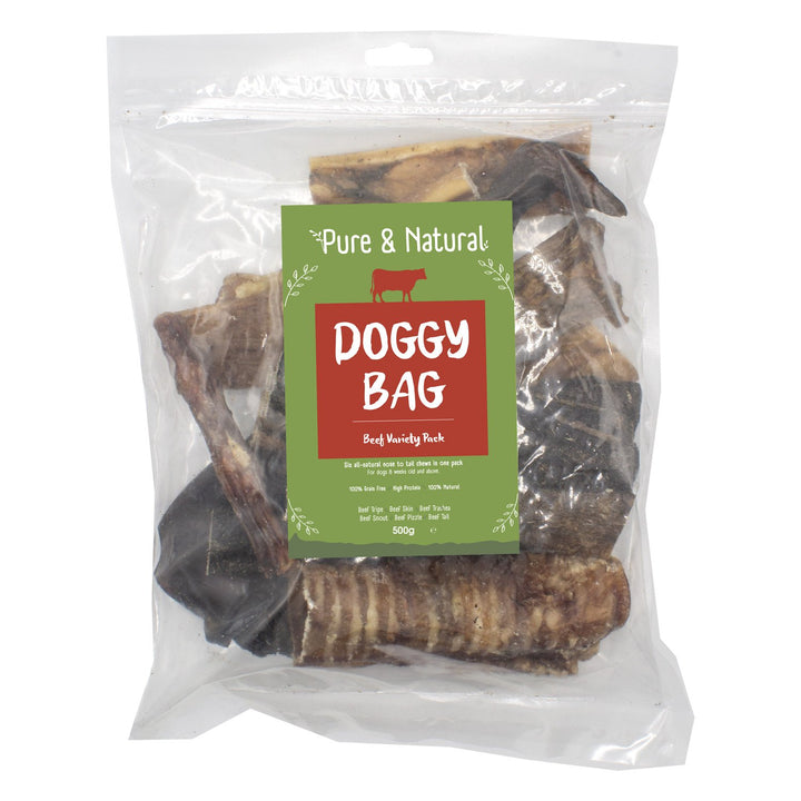 Pure & Natural Doggy Bag Beef Variety Pack 500g