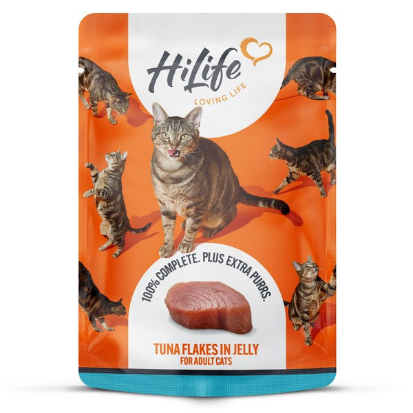 Hi Life Cat Tuna Flakes In Jelly Pouch 70g