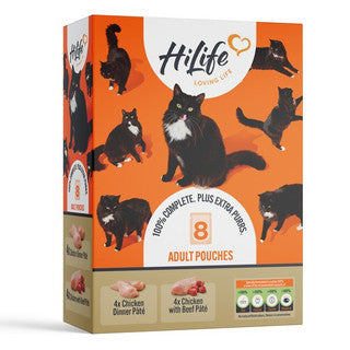 Hi Life Cat Chicken Pate Poucg 8x70g