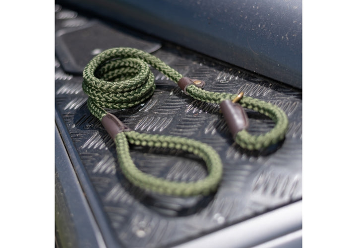 Ancol Heritage Rope Lead Khaki