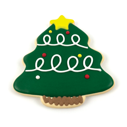 Happy Pet Christmas Tree Iced Biscuit