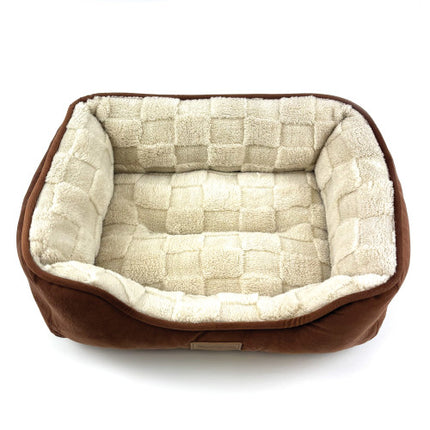 Happy Pet Checkra Square Bed