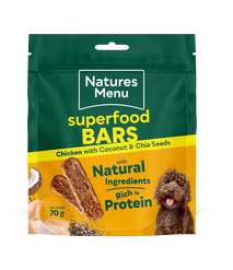 Natures Menu Chicken Superfood Bars 70g