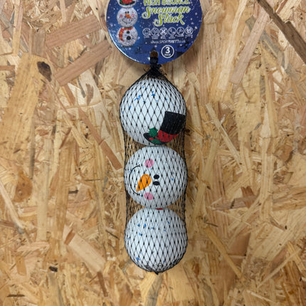 Sportspet Snowman High Bounce Balls